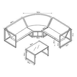 Kerti ülőgarnitúra Karg [casa.pro]