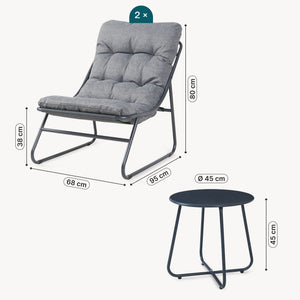 Lounge szett Malmö 3 részes [casa.pro]