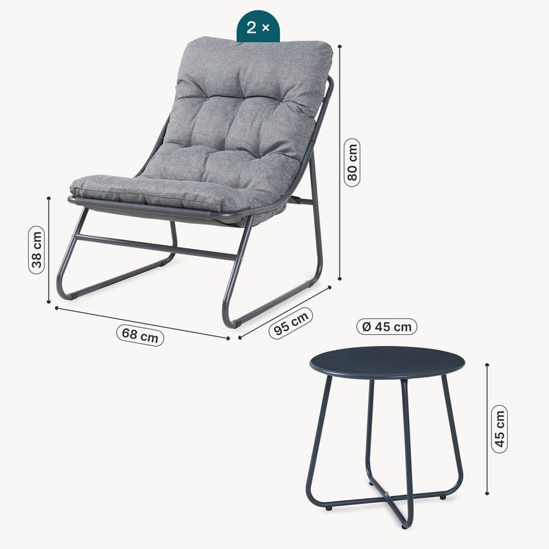 Méretrajz Loungeset Malmö 3 részes [casa.pro]