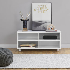 Gurulós polcos szekrény Gränne WM 90 x 35 x 40,5 cm több színben [en.casa]