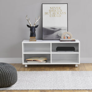 Gurulós polcos szekrény Gränne WM 90 x 35 x 40,5 cm több színben [en.casa]