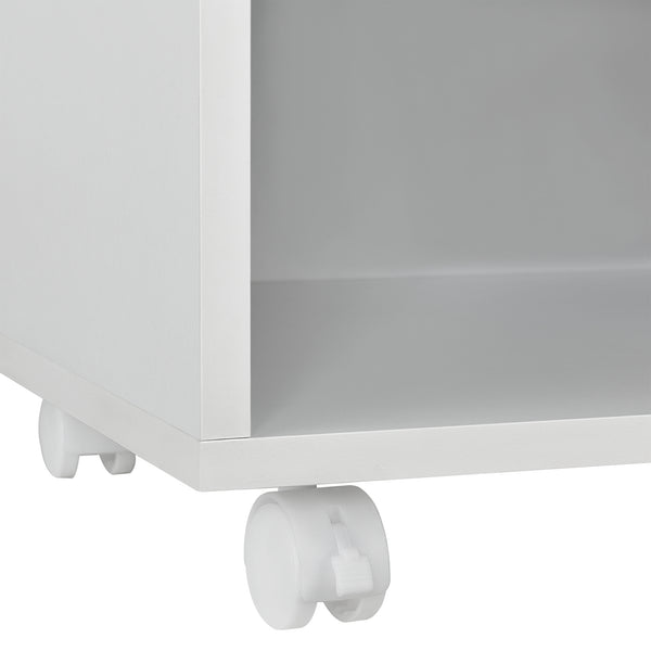 Gurulós polcos szekrény Gränne WM 90 x 35 x 40,5 cm több színben [en.casa]