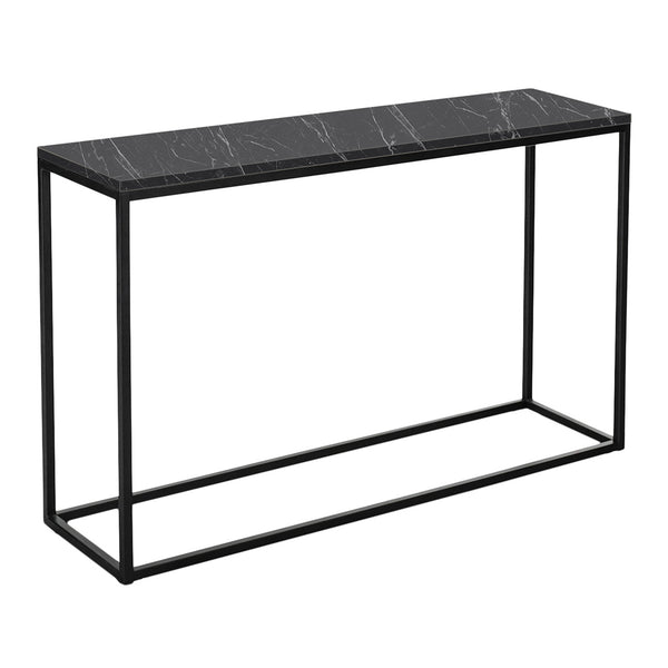 Konzolasztal Kittilä 80 x 100 x 30 cm fém forgácslap különböző színekben [en.casa] 