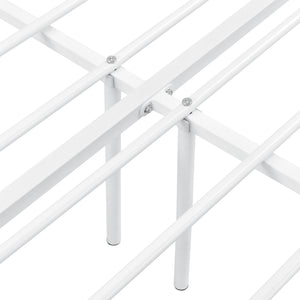 Fém ágykeret és ágyrács Apolda fehér [en.casa]