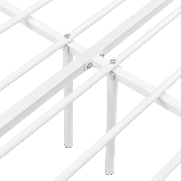 Fém ágykeret és ágyrács Apolda fehér [en.casa]