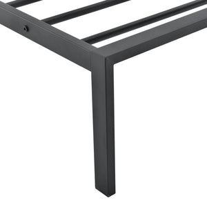 Fém ágykeret és ágyrács Imatra acél fekete [en.casa]