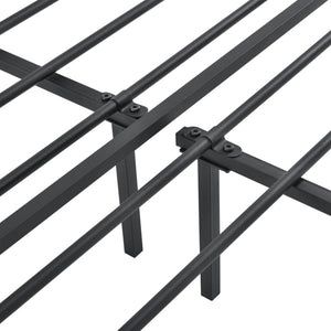 Fém ágykeret és ágyrács Imatra acél fekete [en.casa]