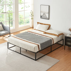 Fémkeretes ágy Kreta matraccal különböző színekben és méretekben [en.casa]