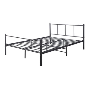 Fém ágykeret és ágyrács Laos fekete [en.casa]