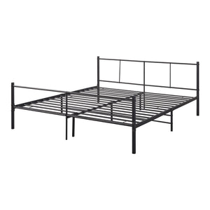 Fémkeretes ágy Laos fekete különböző méretekben [en.casa]