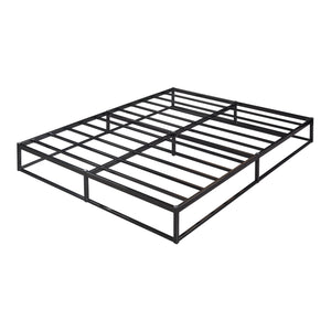 Fém ágykeret Trerunta acél fekete [en.casa]