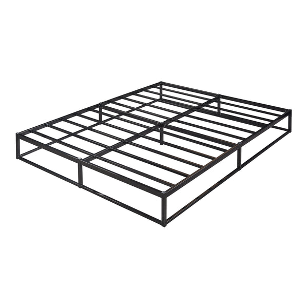 Fém ágykeret Trerunta acél fekete [en.casa]