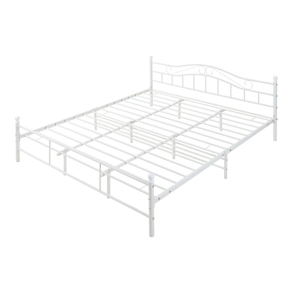 Fém ágykeret és ágyrács Florenz matraccal több méretben [en.casa]