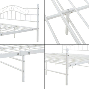 Fém ágykeret és ágyrács Florenz matraccal több méretben [en.casa]
