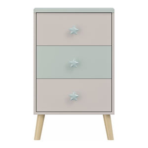 Gyerek komód Sandnes 3 fiókkal [en.casa]