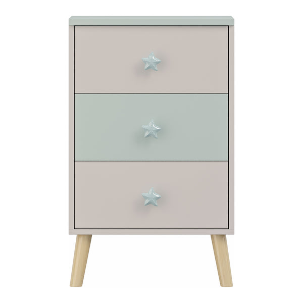 Gyerek komód Sandnes 3 fiókkal [en.casa]