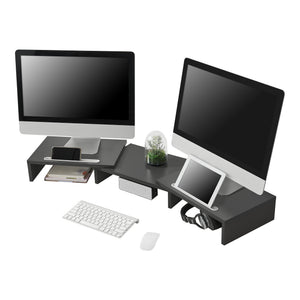 Monitorállvány Vilppula 40 x 27 x 9 cm több színben [en.casa] 