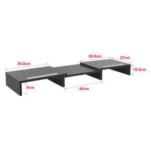 Monitorállvány Vilppula 40 x 27 x 9 cm több színben [en.casa] 