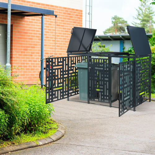 Kerti kukatároló Bernalda horganyzott acél antracit [casa.pro]