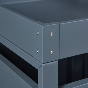 Kültéri szemetestároló Valkeakoski antracit több méretben [en.casa]