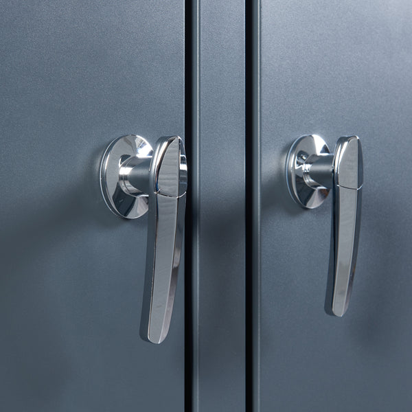 Kültéri szemetestároló Valkeakoski antracit több méretben [en.casa]