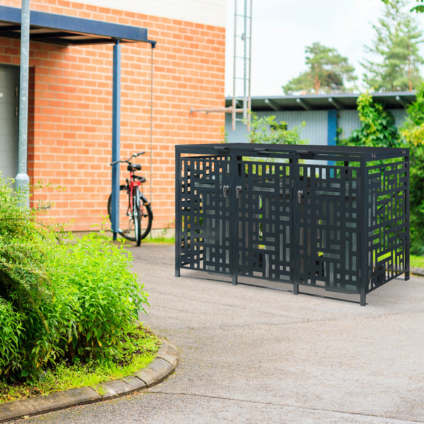 Kerti kukatároló Bernalda horganyzott acél antracit [casa.pro]