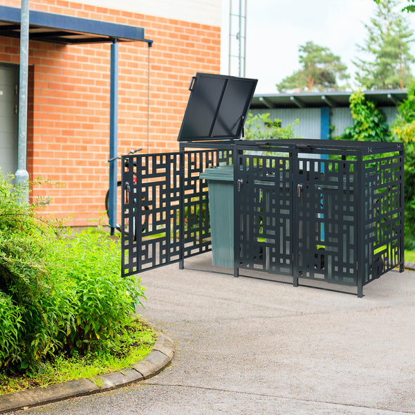 Kerti kukatároló Bernalda horganyzott acél antracit [casa.pro]