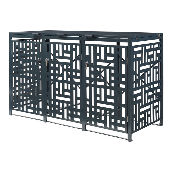 Kerti kukatároló Bernalda horganyzott acél antracit [casa.pro]