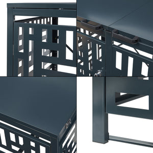 Kerti kukatároló Bernalda horganyzott acél antracit [casa.pro]