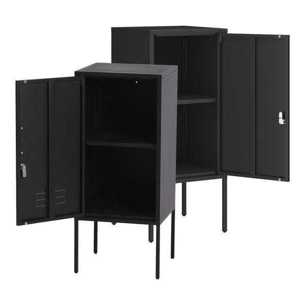 Éjjeli szekrény-szett Hausjärvi 2db  jobb és bal oldali fogantyúval [en.casa]