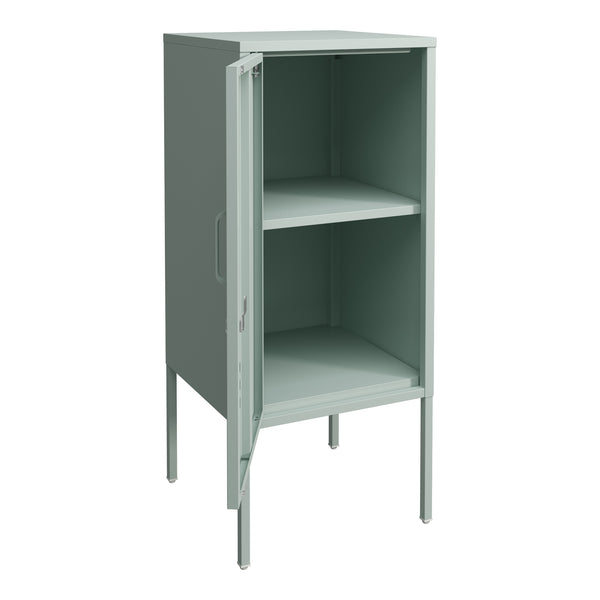 Éjjeliszekrény Hausjärvi 82x35x35 cm acél [en.casa]