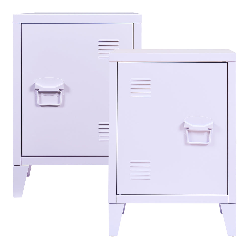 Éjjeli szekrény-szett Inari 2db jobb és bal oldali fogantyúval [en.casa]