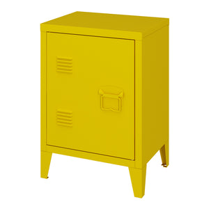 Éjjeli szekrény Inari jobb oldali fogantyúval acél [en.casa]