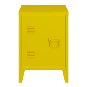 Éjjeli szekrény Inari jobb oldali fogantyúval acél [en.casa]