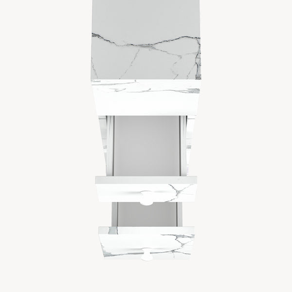 Nicheszekrény görgőkön Broreynna 66x15x33 cm [en.casa]