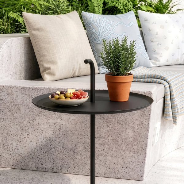 Kisasztal Calimera 57 x Ø38 cm acél [casa.pro]