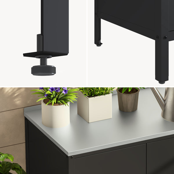 Kültéri szekrény Bolognano 92x80x50 cm [casa.pro]