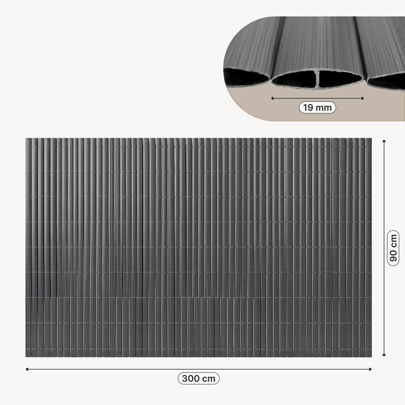 Méretrajz PVC belátásgátló Cefalu [casa.pro]