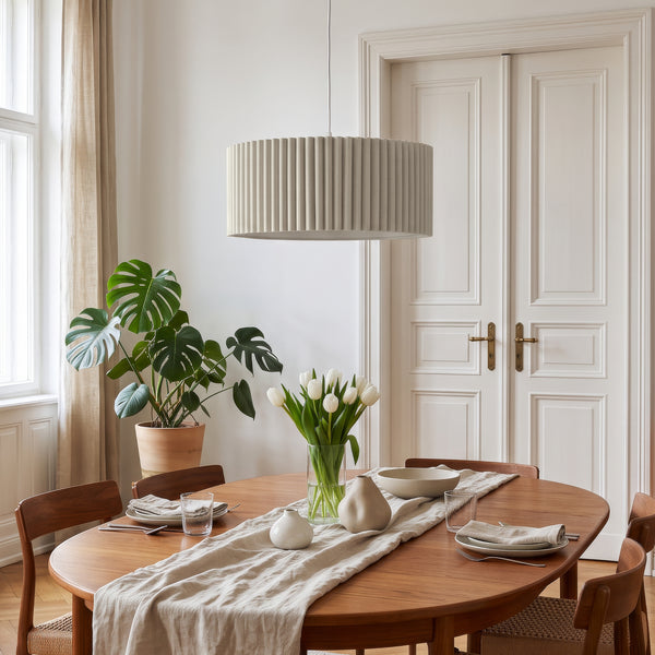 Függőlámpa Kupimi Ø45 cm bézs [lux.pro]