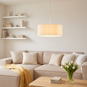 Függőlámpa Kupimi Ø45 cm bézs [lux.pro]