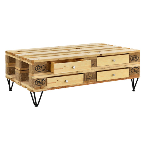 Fiók európai raklap bútorokhoz DIY különböző színekben [en.casa]