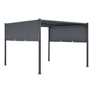 Pergola Fortaleza LED világítással több méretben és színben [en.casa]