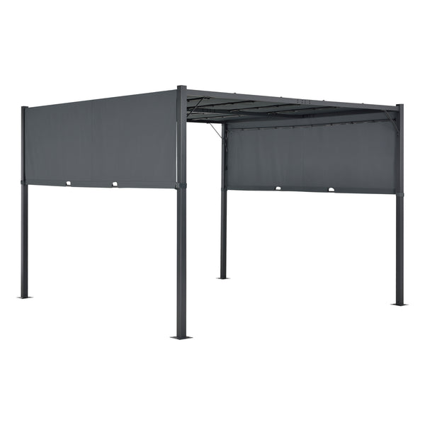Pergola Fortaleza LED világítással több méretben és színben [en.casa]