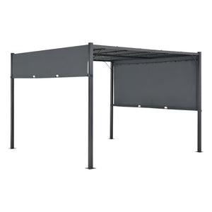 Pergola Fortaleza LED világítással több méretben és színben [en.casa]