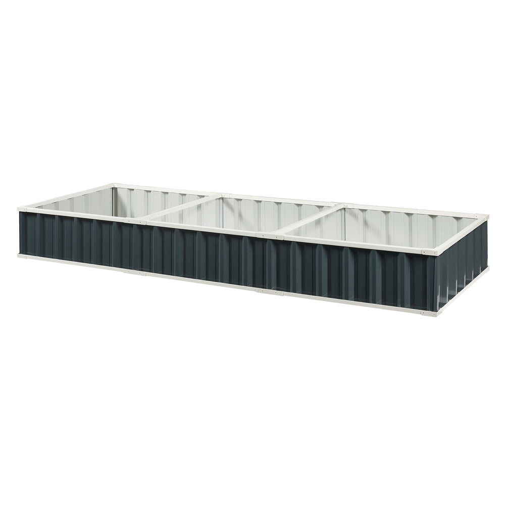 Magaságyás Albrandswaard 258x90x30 cm antracit [en.casa]