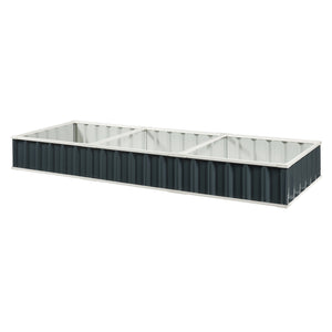 Magaságyás Albrandswaard 258x90x30 cm antracit [en.casa]