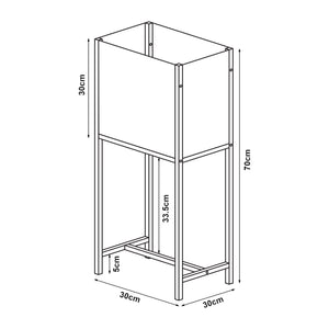 Növénytartó állvány Porsgrunn fém [en.casa]