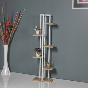 Növénytartó állvány Tohmajärvi fém 120x34x21cm különböző színekben [en.casa] - premiumXL