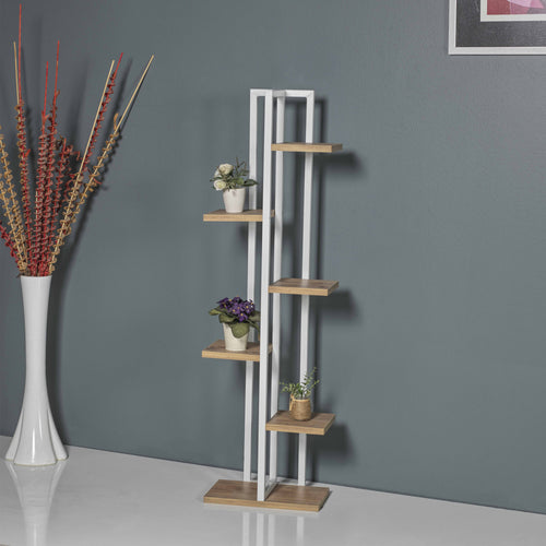 Növénytartó állvány Tohmajärvi fém 120x34x21cm különböző színekben [en.casa] - premiumXL