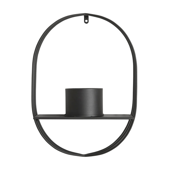 Növénytartó fali polc Vestby fém több méretben [en.casa]